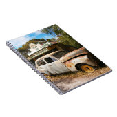 Vintage-auto's en -garage, Notitieboek (Rechterzijde)