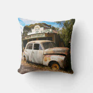 Vintage-auto's en -kleding, kussen