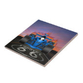 Vintage auto's - Hot Rod - Route 66 - SRF Tegeltje (Zijkant)