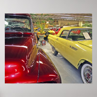 Vintage-auto's in Tallahassee Automobile Museum