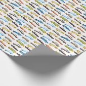 Vintage auto's inpakpapier (Hoek)