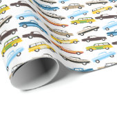 Vintage auto's inpakpapier (Rol Hoek)