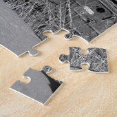 Vintage-auto's liggen op een autowerf legpuzzel (Zijkant)