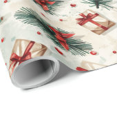 Vintage auto's op feestelijk inpakpapier (Rol Hoek)