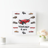 Vintage auto's wandklok (Huis)
