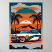 Vintage-Autoträume Poster (Voorkant)