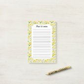Vintage Autumn Botanical Forest Post-it® Notes (Op bureau)