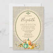 Vintage Autumn Bouquet Herfst VRIJGEZELLENFEEST Kaart (Voorkant)