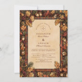 Vintage Autumn Woodland Romance Kaart (Voorkant)