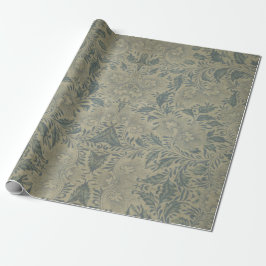 VINTAGE AZIATISCHE TOILE BLOEMEN-ELEGANT GREYS CHI CADEAUPAPIER