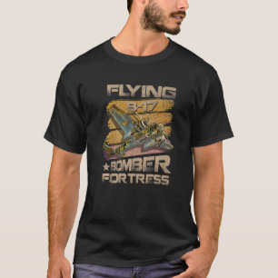 Vintage B 17 Bomber WW2 Vliegtuig G T-shirt