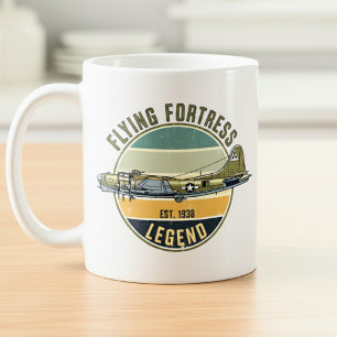 Vintage B-17 Flying Fortress Legende Koffiemok