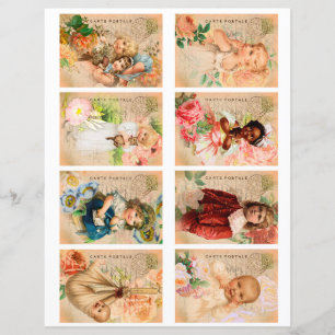 Vintage Baby ATC-Kaarten