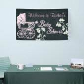 Vintage, Baby, Baby shower Banner (Beurs)