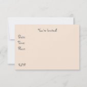 Vintage Baby Girl Baby shower Kaart (Achterkant)