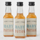 Vintage Baby Making Potion Likeurfles Etiket (Flessen)