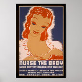 Vintage Baby Poster (Voorkant)