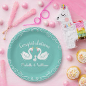 Vintage Baby shower Lente Papieren Bordje (Feest)