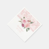 vintage baby shower servet (Hoek)