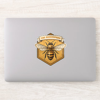 Vintage Backyard Beekeeper Honey Bee Heritage Club Sticker