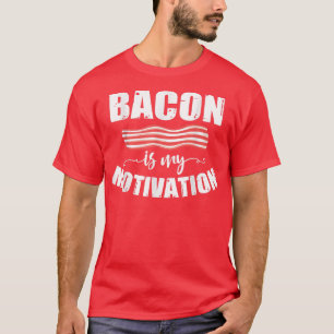 Vintage Bacon is mijn motivatie Ketogene diet Gift T-shirt