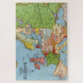 Vintage Bacon's Europe Map Jigzaag Puzzle Legpuzzel (Verticaal)