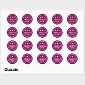 Vintage Badge Elegante Makelaar Sticker (Vel)