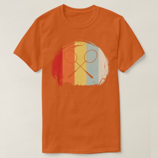Vintage Badminton 2 T-shirt (Design voorkant)
