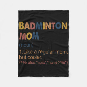 Vintage Badminton Mam Definition Badminton Mam voo Fleece Deken