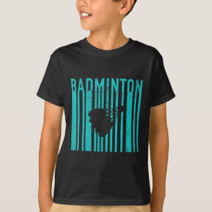 Vintage Badminton - Retro Badmintonspeler - Badmi T-shirt