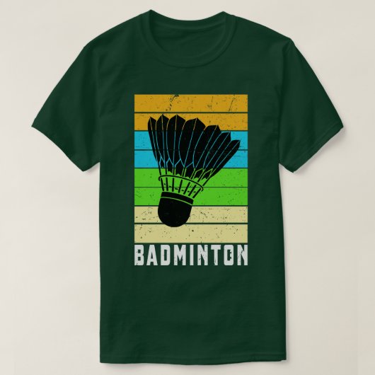 Vintage Badminton T-shirt (Design voorkant)