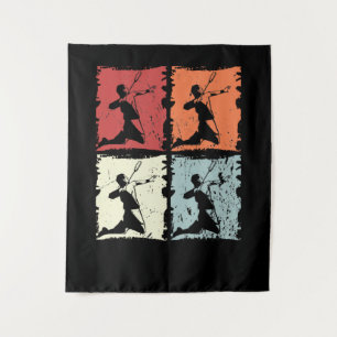 Vintage Badminton Wandkleed