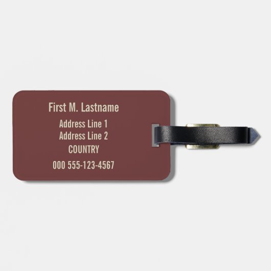 Vintage bagagelabel Napoli (Achterkant horizontaal)