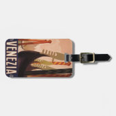 Vintage bagagelabel Venezia (Venetië) (Voorkant horizontaal)