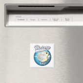 Vintage Bali retro logo Magneet (Insitu (Vaatwasser))