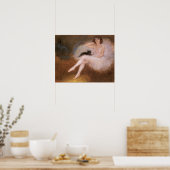Vintage Ballerina Poster (Keuken)
