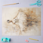 Vintage Ballerina Tissuepapier (Craft)