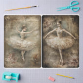 Vintage Ballerina Tissuepapier (Craft)