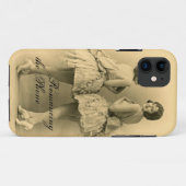 Vintage Ballerina's iPhone Barely There Hoesje Gra (Achterkant (horizontaal))