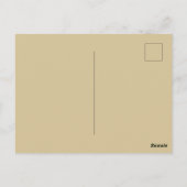 Vintage Ballet Elegantie Briefkaart (Achterkant)