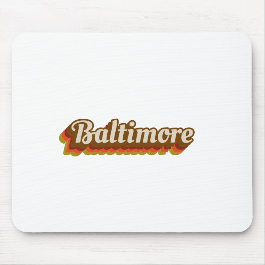 Vintage Baltimore Muismat (Voorkant)