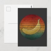 Vintage Banaan Fruit Briefkaart (Voorkant / Achterkant)