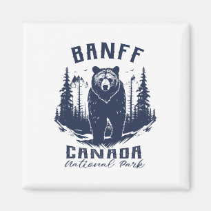 Vintage Banff National Park Canada Souvenir Wandel Magneet