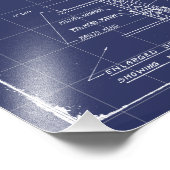 Vintage Banjo Blueprints Poster (Hoek)