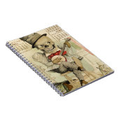 Vintage Banjo Palling Skeleton Notitieboek (Rechterzijde)