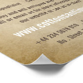 Vintage Bank, Vintage Papier, Antiquair, Winkel Poster (Hoek)