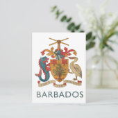 Vintage Barbados Briefkaart (Staand voorkant)