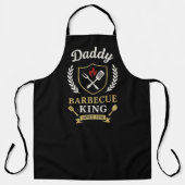 Vintage Barbecue King Daddy BBQ Schort (Voorkant)