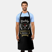 Vintage Barbecue King Daddy BBQ Schort (Gedragen)