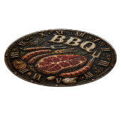 Vintage Barbecue Pitmaster Gift Sausage Kitchen Snijplank (Hoek)